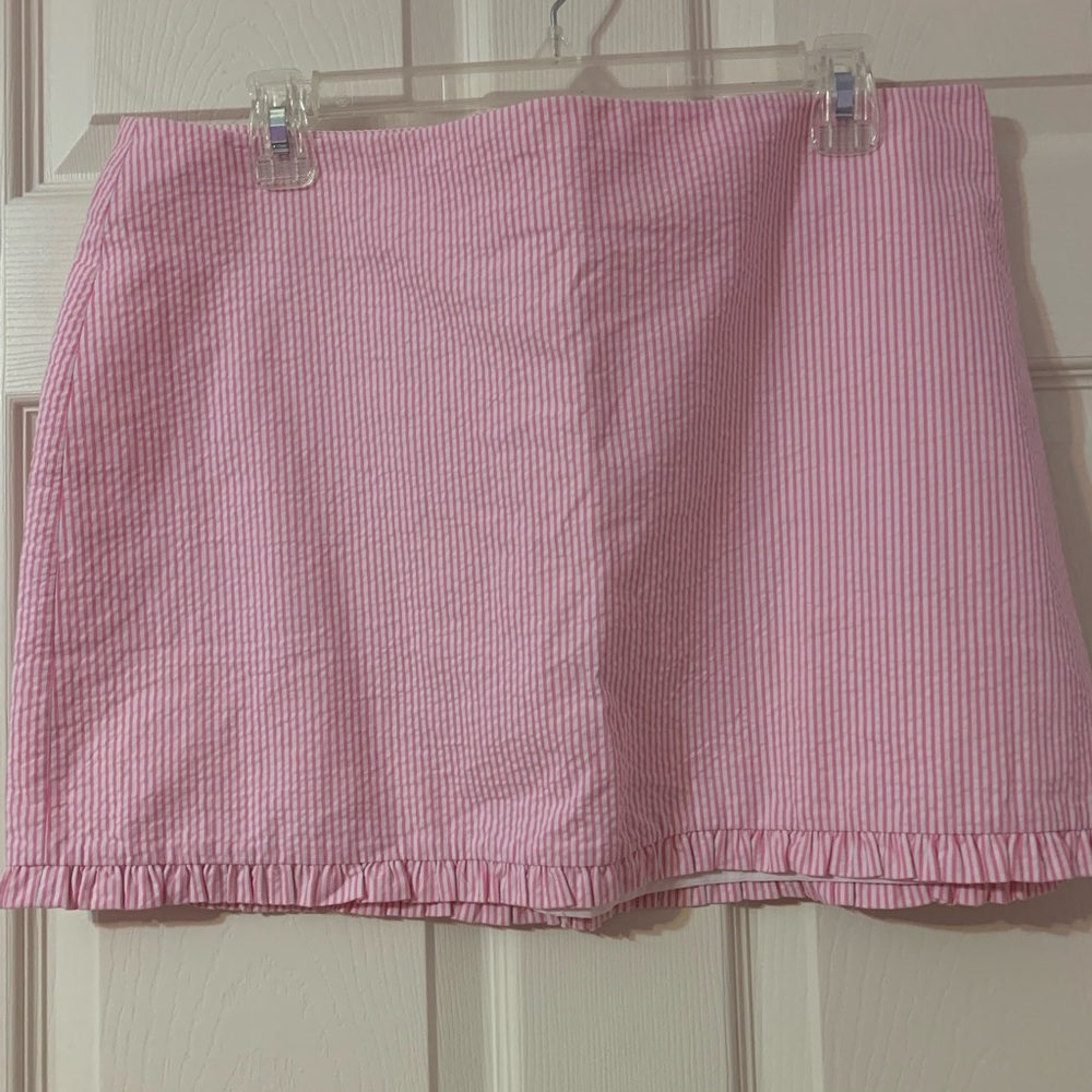 Lilly Pulitzer Seersucker Skirt Size 12 NWOT